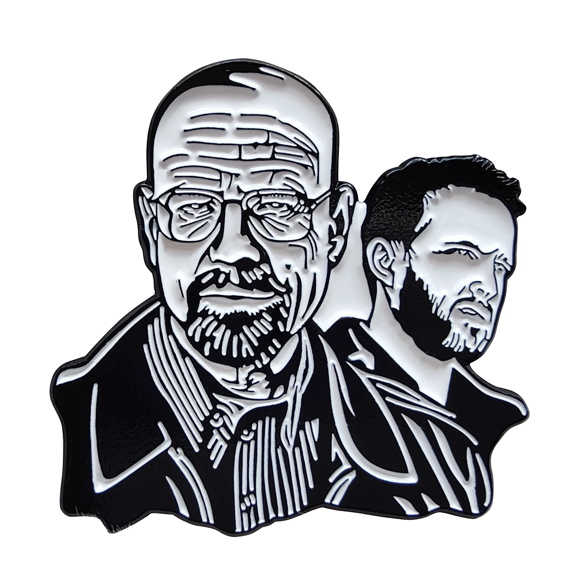 Breaking Bad Walter White Brooches Badges Metal Enamel Lapel Pins Brooches Jewelry Accessories