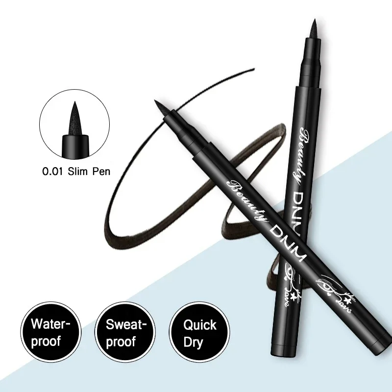 Eyeliner liquido colorato impermeabile asciugatura rapida lunga durata non fioritura liscia trucco naturale penna Eyeliner opaco trucco occhi