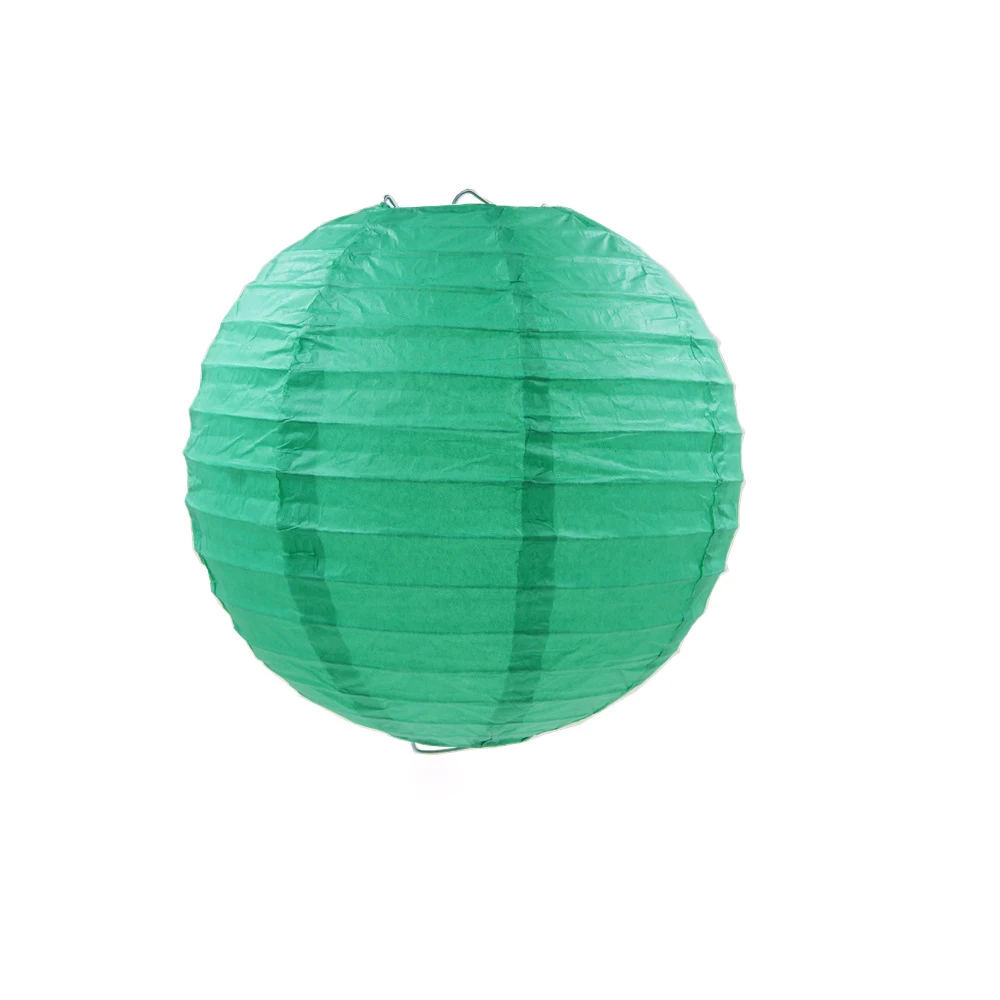 Green Paper Ball Decorations, Tissue Poms, Honeycomb Balls, Lanterns for Christmas Events and Party, Home Decor, 20 Pcs