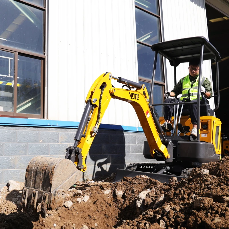 Mini excavadora multifuncional de 1,6 toneladas, microexcavadora, precio directo de fábrica, personalizada