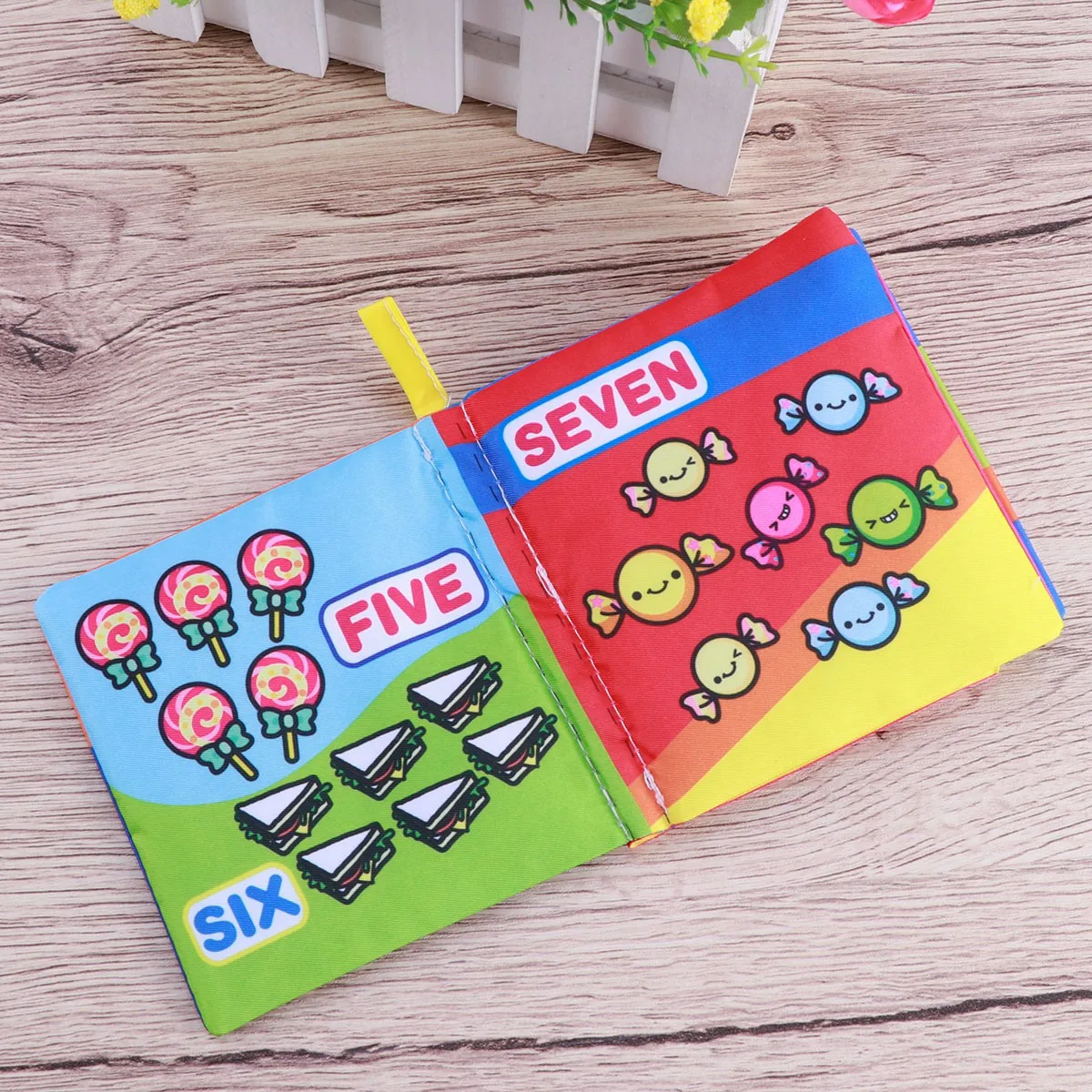 Zestaw książeczek materiałowych dla niemowląt, wczesna edukacja, motyw liczb, dla niemowląt i małych dzieci, aktywności rozwojowe, stymulacja sensoryczna