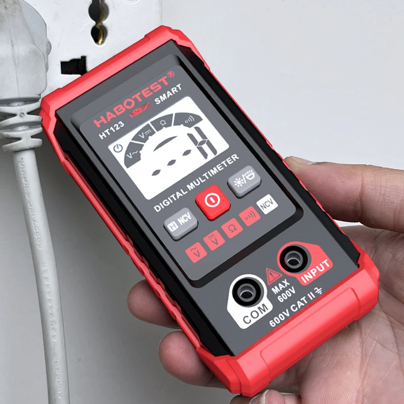 HABOTEST HT123 High-precision anti-burning intelligent digital multimeter / no need to shift / automatic identification