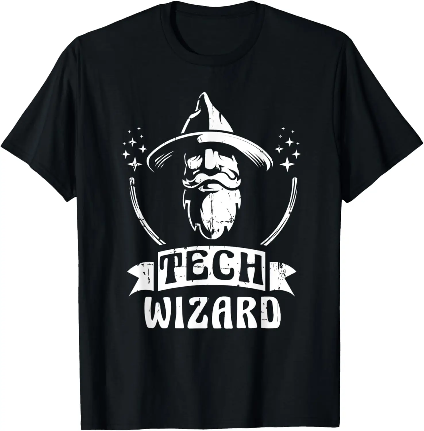 Tech Wizard Cool Technology I.T. Computer Whiz Techie Geek T-Shirt