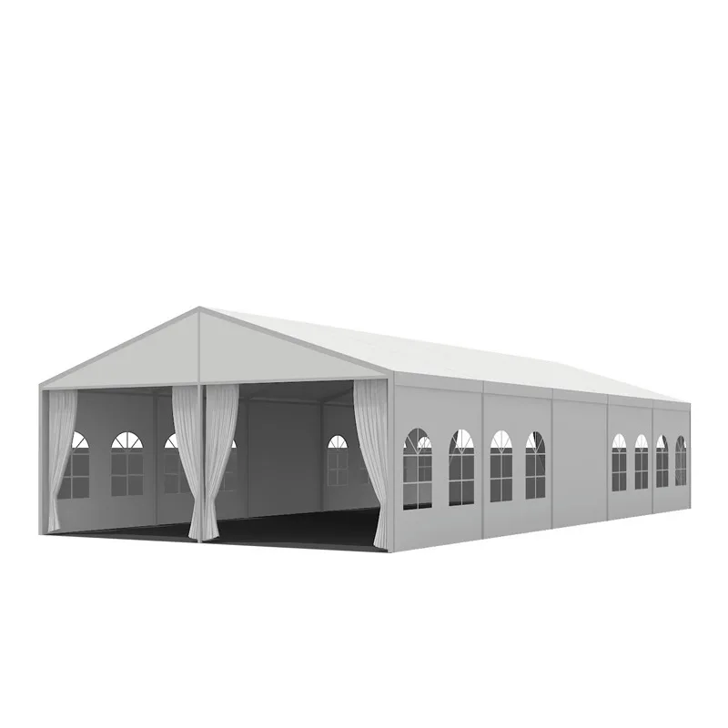 سبائك الألومنيوم خيمة كبيرة التجميع في الهواء الطلق المظلة ورشة عمل مؤقتة سقيفة إطار من الألومنيوم سميكة الدفيئة الصناعية كبيرة r #1