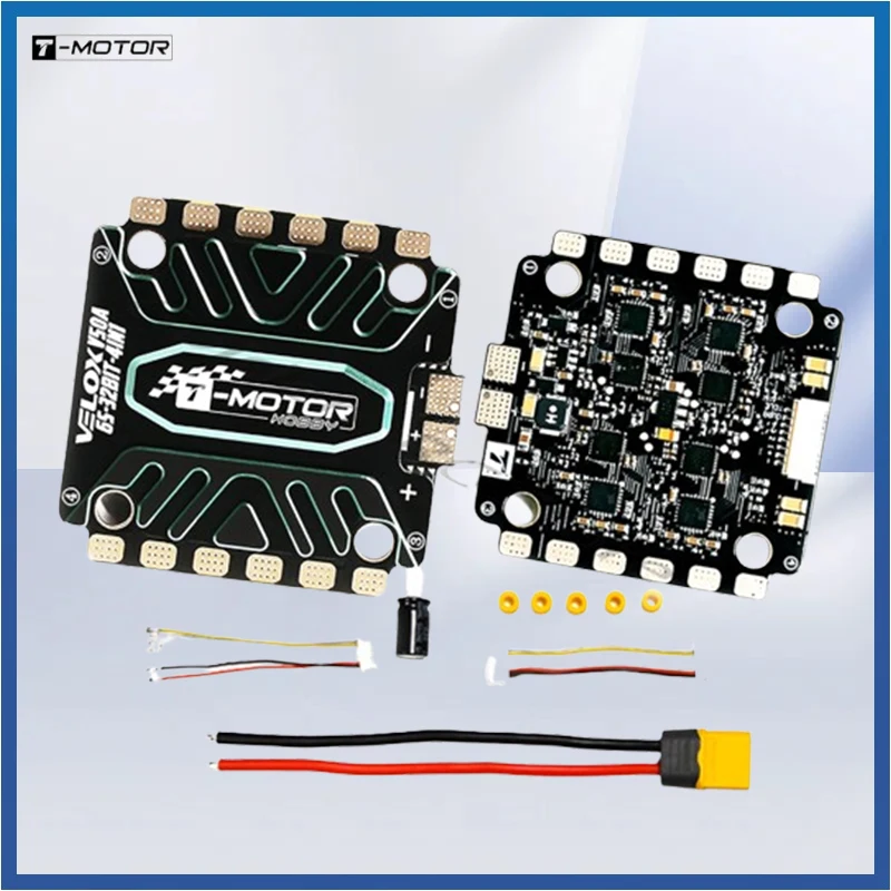 

T-Motor VELOX V50A 50A 32Bit BLHELI32 4in1 Бесщеточный ESC 3-6S LIPO W/TMOTOR T4 02 ESC Прошивка 30,5x30,5 мм для гоночного дрона FPV