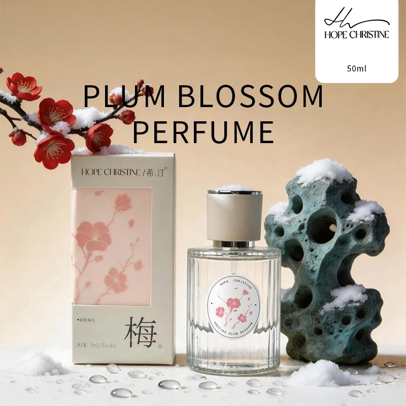 

HOPE CHRISTINE Oriental Plum Blossom Perfume 50ML for Women Classical Chinese Charm Elegant Floral Fragrance