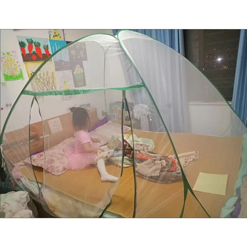 Free Installation Yurt Mosquito Net Household Full Bottom Single Door Mosquito Net Large Space Encrypted Mesh Mosquito Net