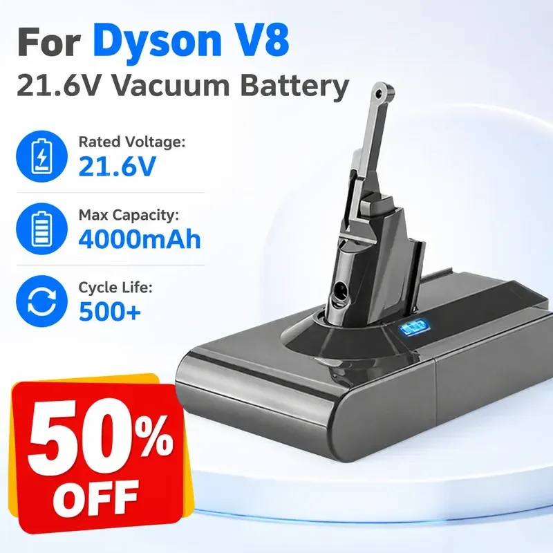 

For Dyson V8 21.6V vacuum cleaner battery Dyson4000mAhSV12 lithium battery lithium battery pack