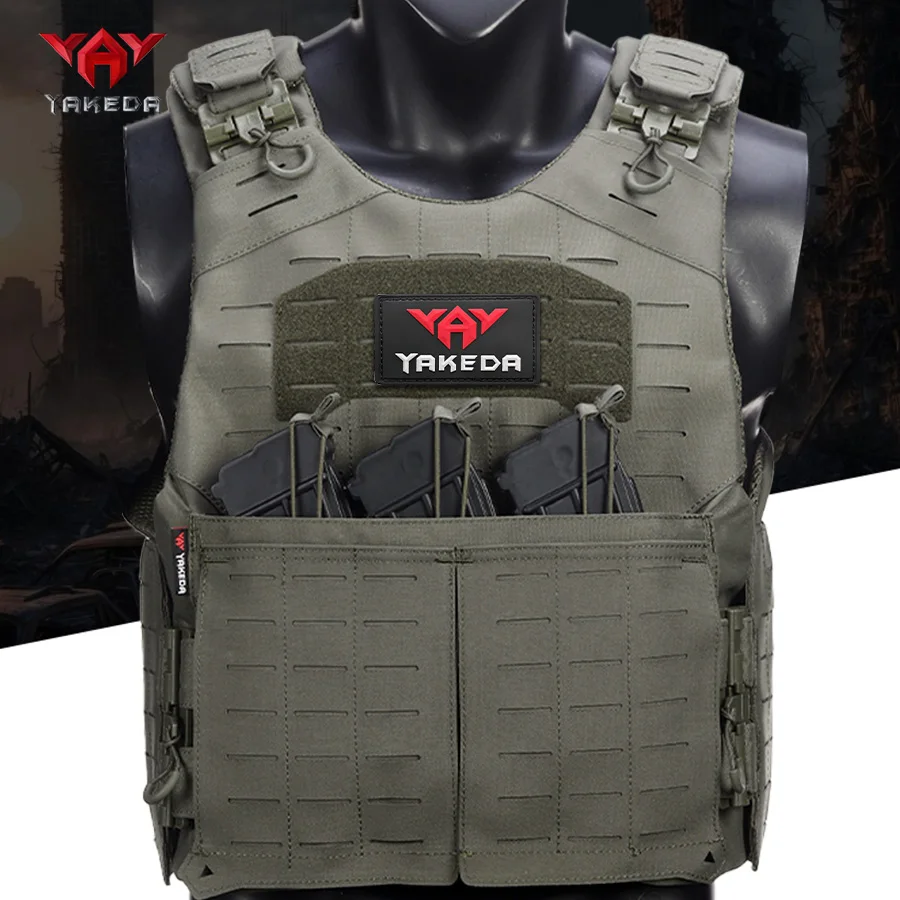 

Hidden triple bag vest with wear-resistant and tear resistant fabric that is three times more durable than conventional ones