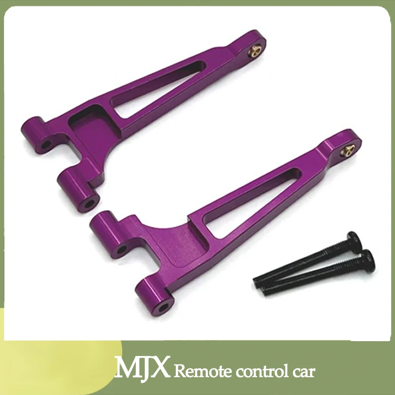 MJX-piezas de coche con Control remoto, actualización de Metal después de la modificación del brazo oscilante superior, 1/14, 14209, 14210