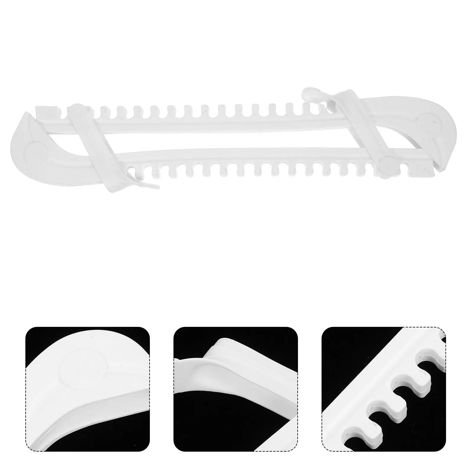 

2 пары защитных накладок для фигурных коньков, жесткие защитные накладки для ледовых коньков с регулируемыми ремнями, подходят для мужчин, женщин и молодежи, для катания на улице