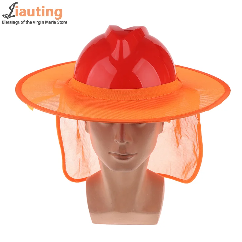 

1 Piece Helmet Sun Shade Kit Construction Safety Reflective Hard Hat Neck Shield Summer Sun Protection Prevent Sunburn