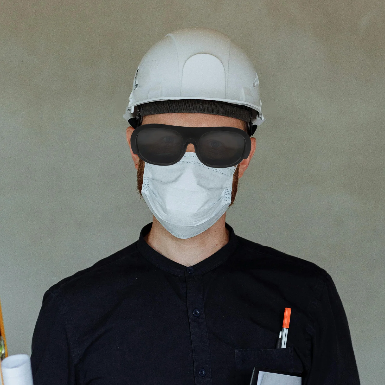 6 قطعة نظارات لحام نظارات السلامة نظارات واقية سوداء لحام لحام شعلة لحام نظارات حماية العين