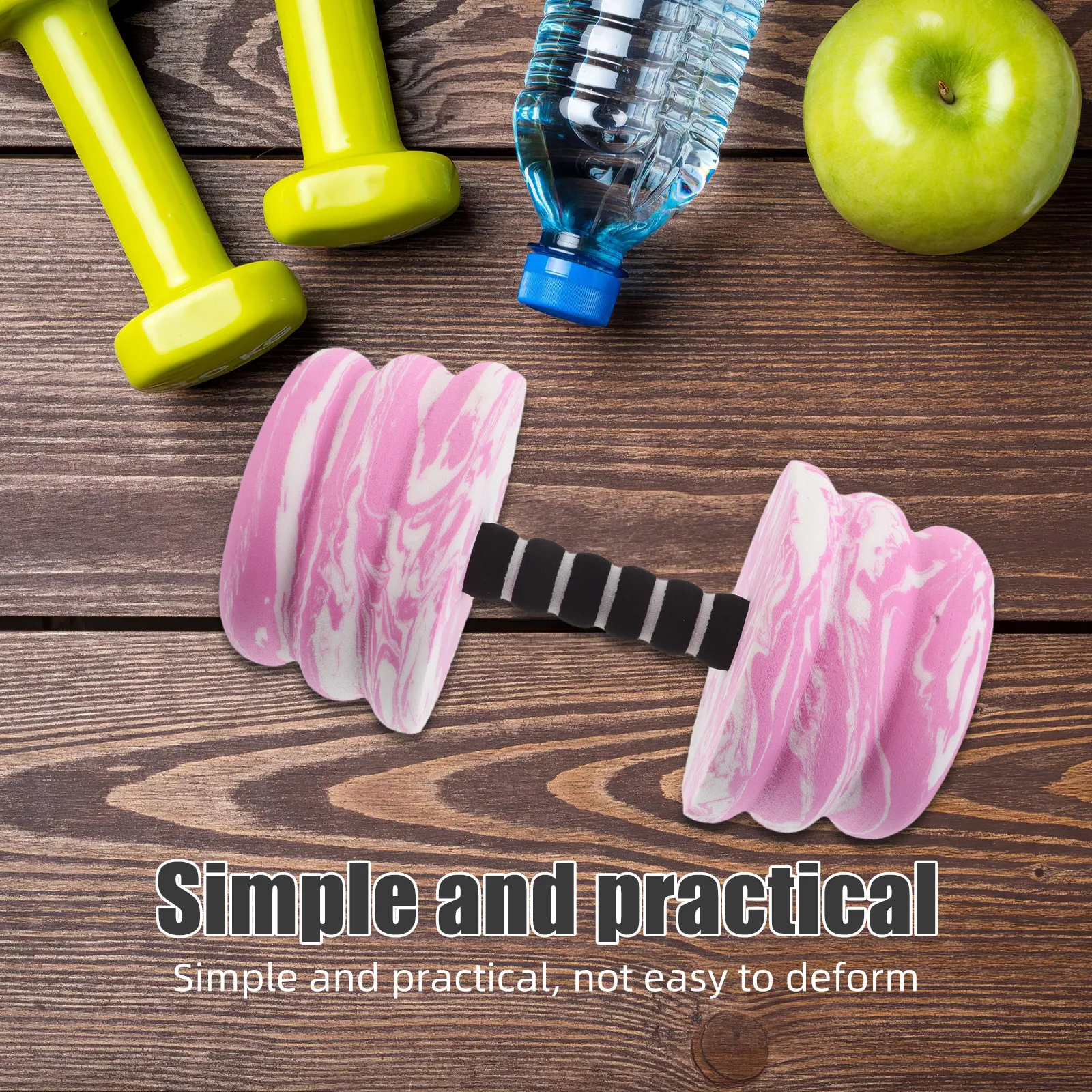 Eva Water Weights for Pool Exercise Soft Material Threaded Design for Enhanced Stability and Control Water Exercise Equipment