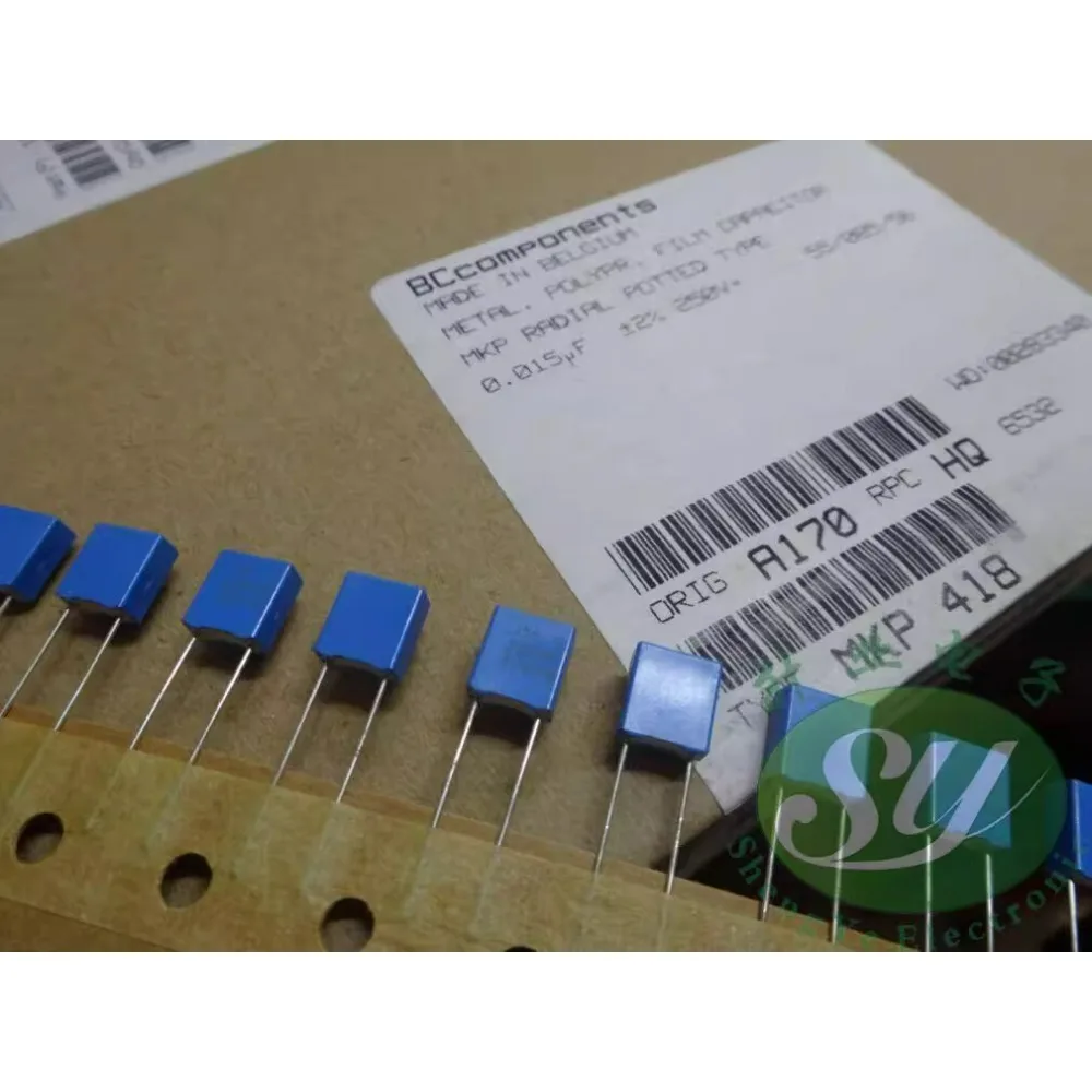

50PCS BC MKP418 0.015uf/250v 15nf 153 New high-precision 2% 5mm film capacitor