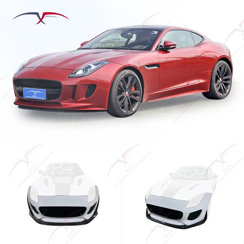 2013-2020 F-TYPE Front Bodykit Carbon Fiber Decorative Modification Accessories including Front Bumper Lip Grille All New