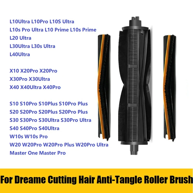 

For Dreame L10s Ultra/L20 Ultra S10/S20/S30/X10/X20/X30/X40 Series Cutting Hair Anti-Tangle Roller Brush Scrape Strip