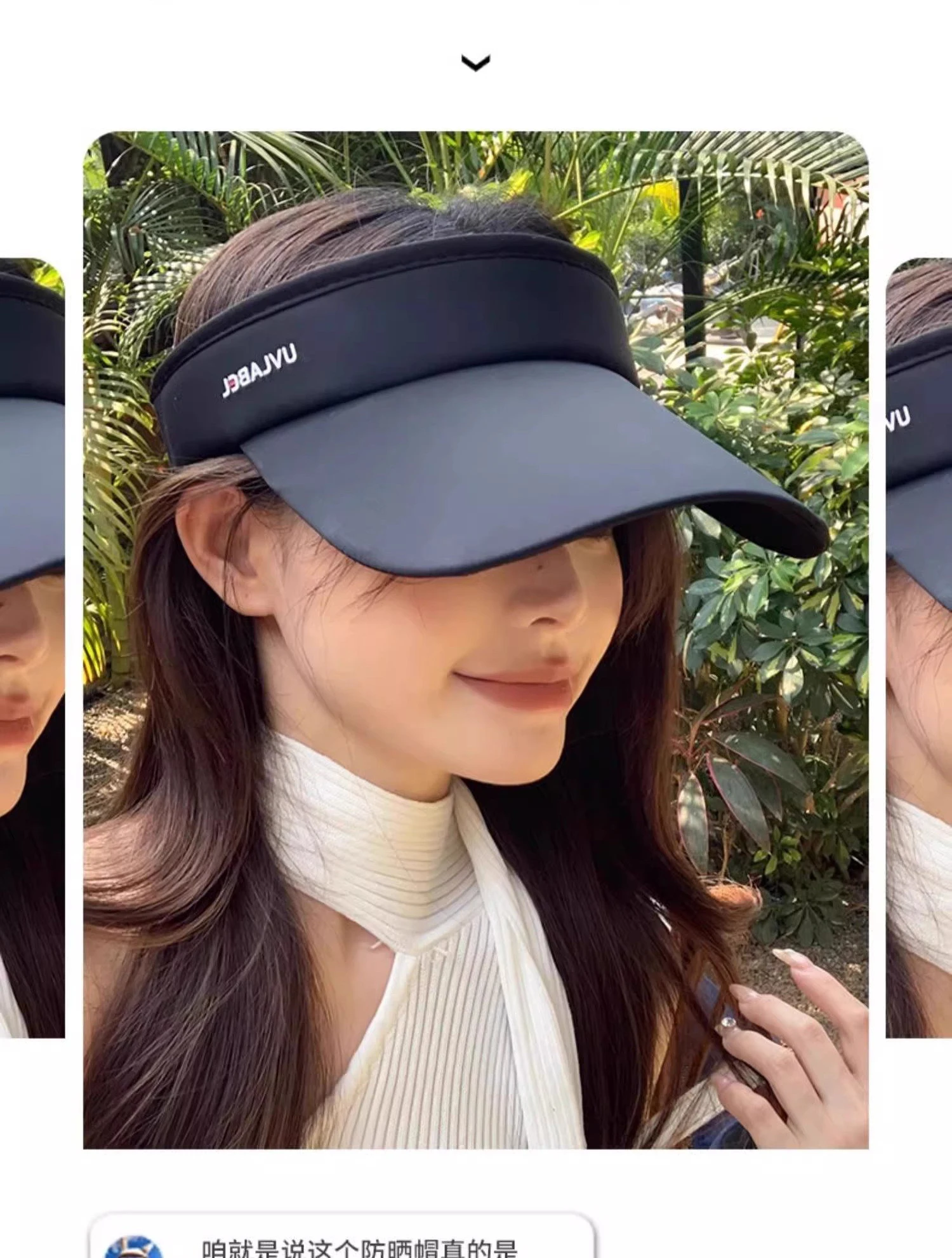 Sonnenblende Unisex UV-Schutz Paar-Sportmütze Golf Tennis Sommer Krempe Angeln Strand Wandern Radfahren Sonnenschutz Leerer Top-Hat – Detail 2