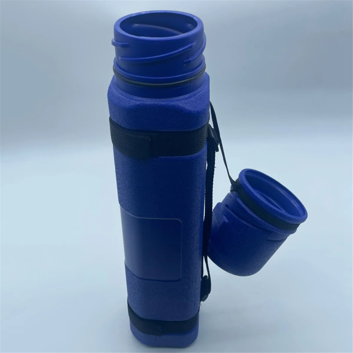 Contenitore per tubo di stoccaggio per asta di elettrodo per saldatura blu da 14,3 libbre con cinghie