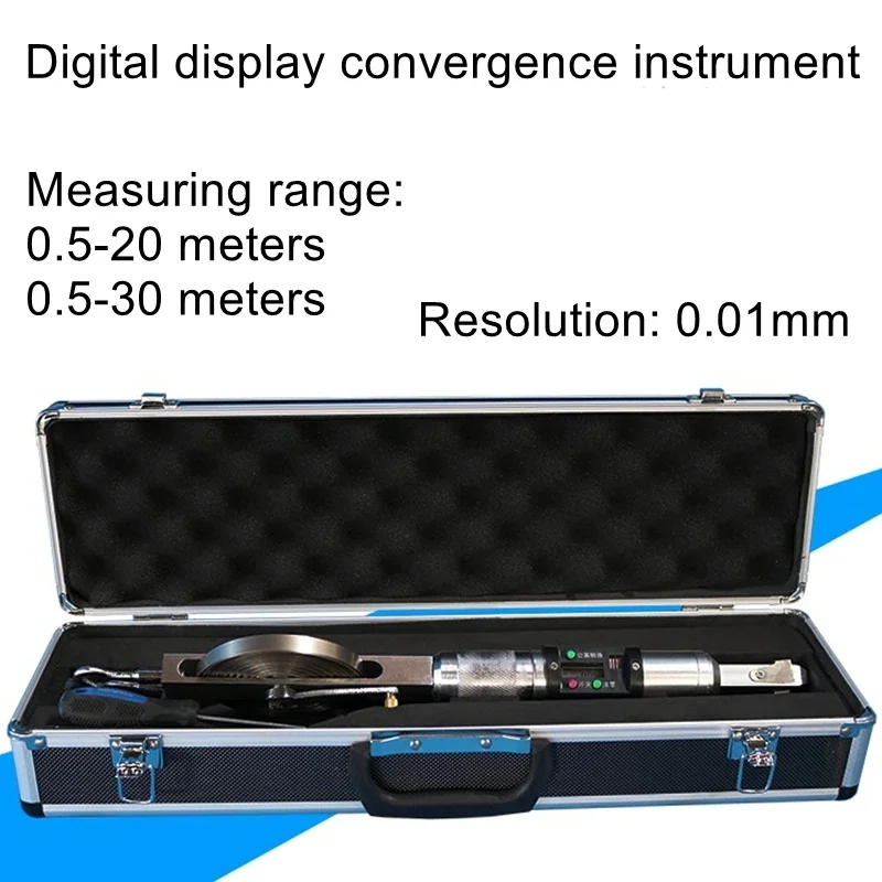 Digital Display Convergence  20/30m Tunnel Position Convergence  Convergence  Distance Displacement Meter