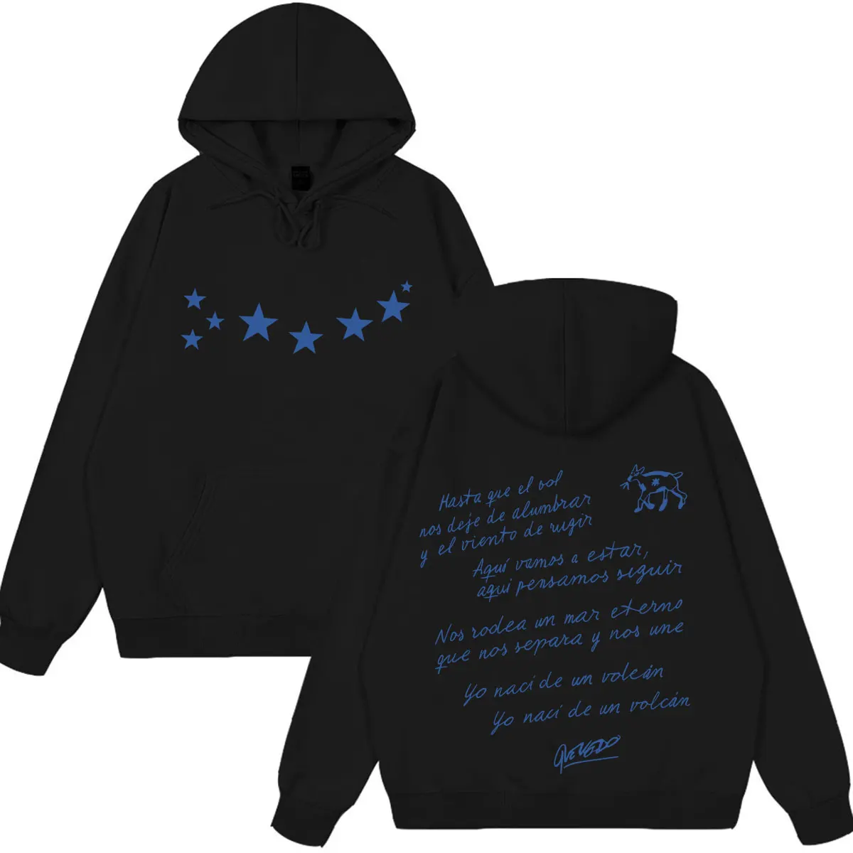 QUEVEDO EL BAIFO Album 2026 Tour Graphics Hoodie Herren Damen Mode Pullover Lange Ärmel Locker Lässig Ästhetischer Trend Sweatshirt – Detail 7
