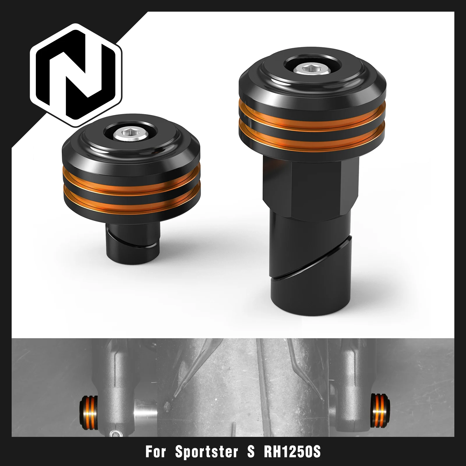 ل هارلي سبورتستر S RH1250S 2021-2024 المحور الأمامي الجوز يغطي عموم أمريكا 1250 خاص RA1250S Nightster RH975 22-24 CVO عموم #1
