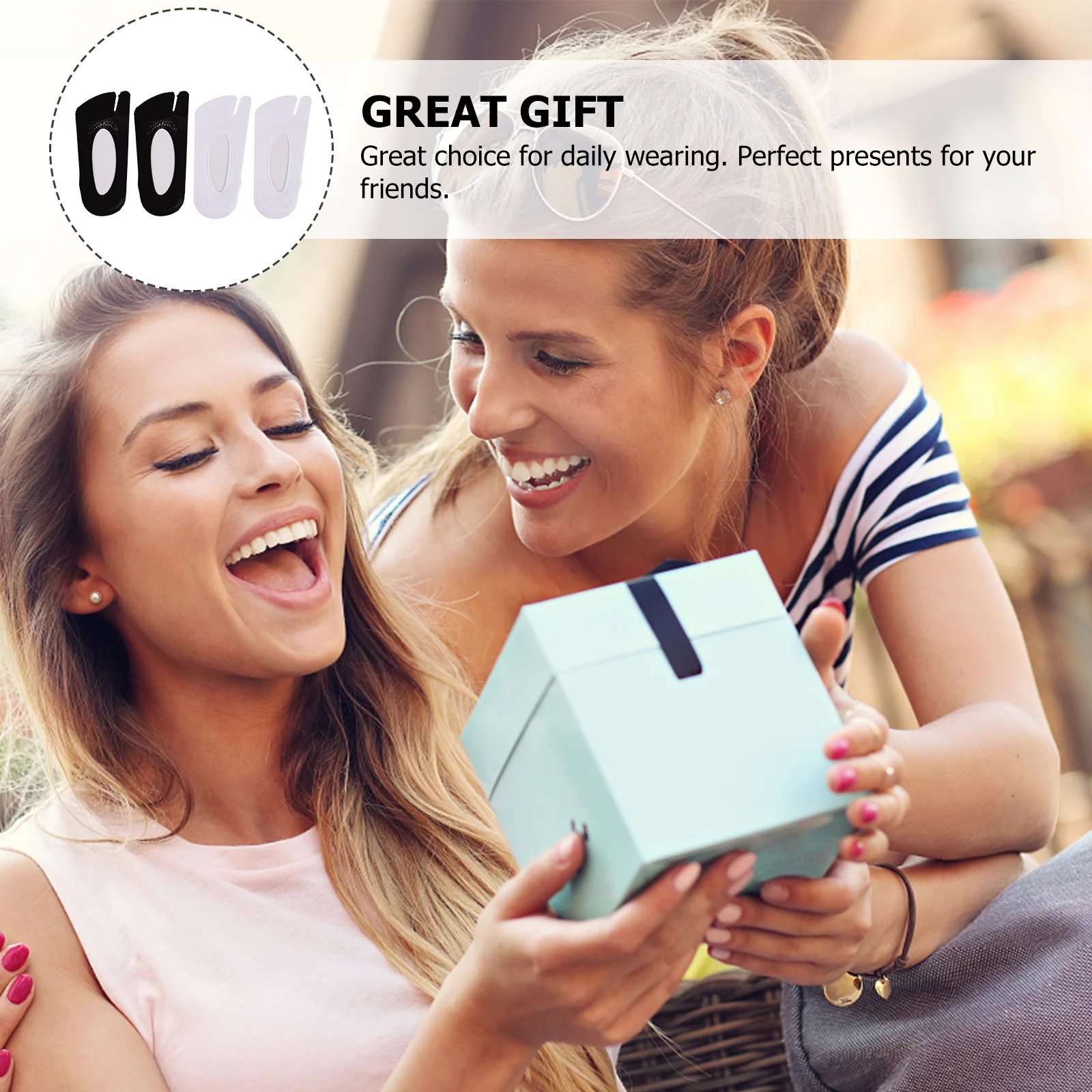 

2Pairs High Quality Short Split Toe Sock Stylish Warm Keeping Sock Lightweight Easy Wear Unisex Practical Invisible Socks