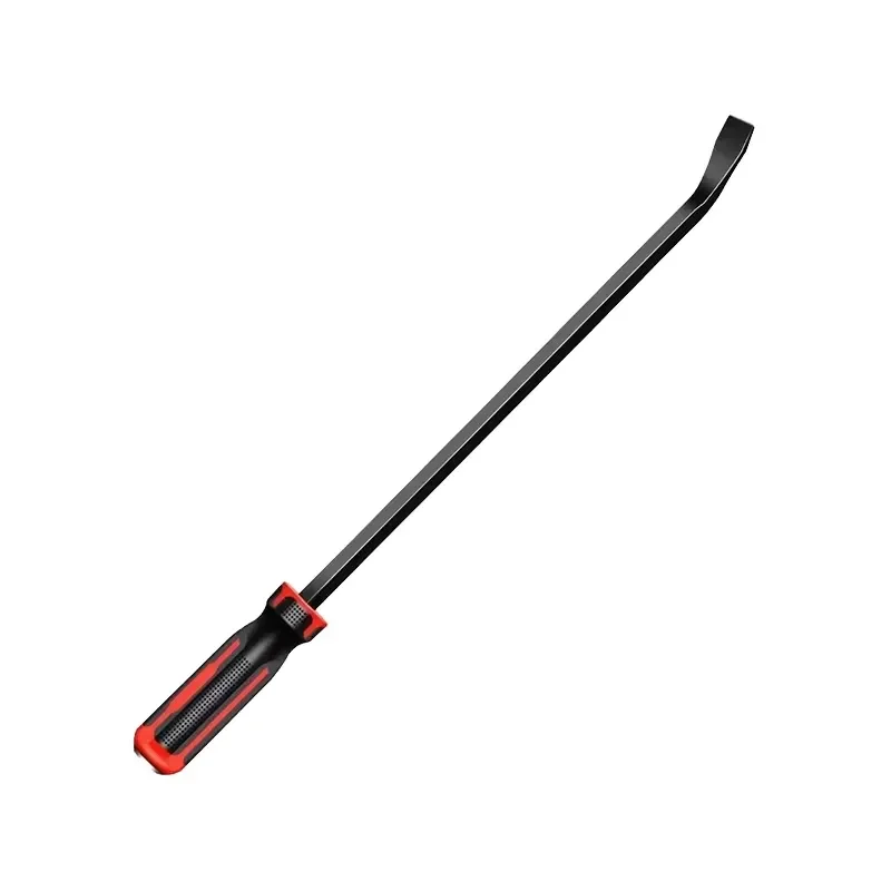 18-Inch Forged Steel Heavy Pry Bar Set Pulling Prying Lifting Crowbar with Angled Tip for Vehicle Maintenance
