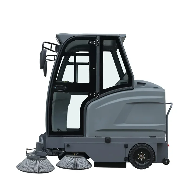Factory Cleaning Equipment Sweeping Machine Driving Road Floor Sweeper