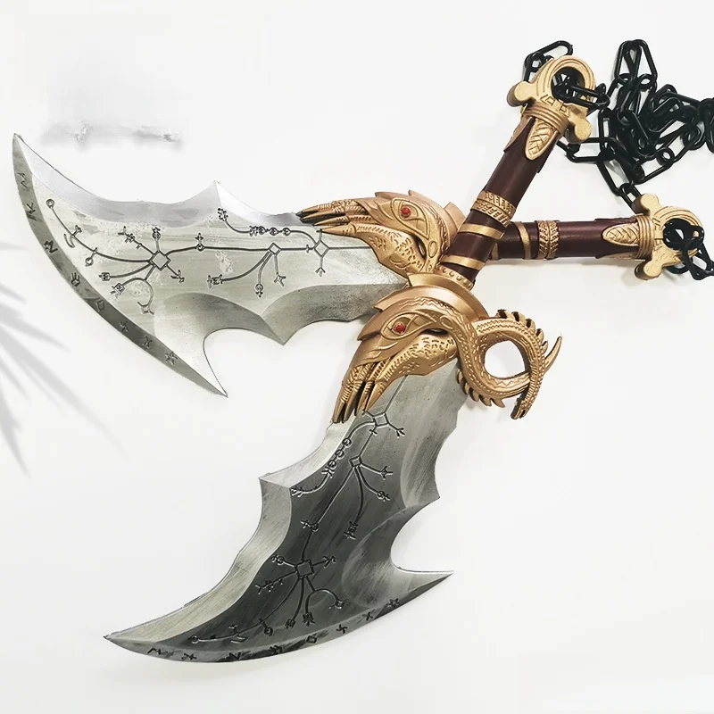 Real Size God of War 4 Katana Kratos Cosplay Prop Athena Blade Sword Ghost Leviathan Chaos AXE Japanese Katana Toy Anime Gifts view 3