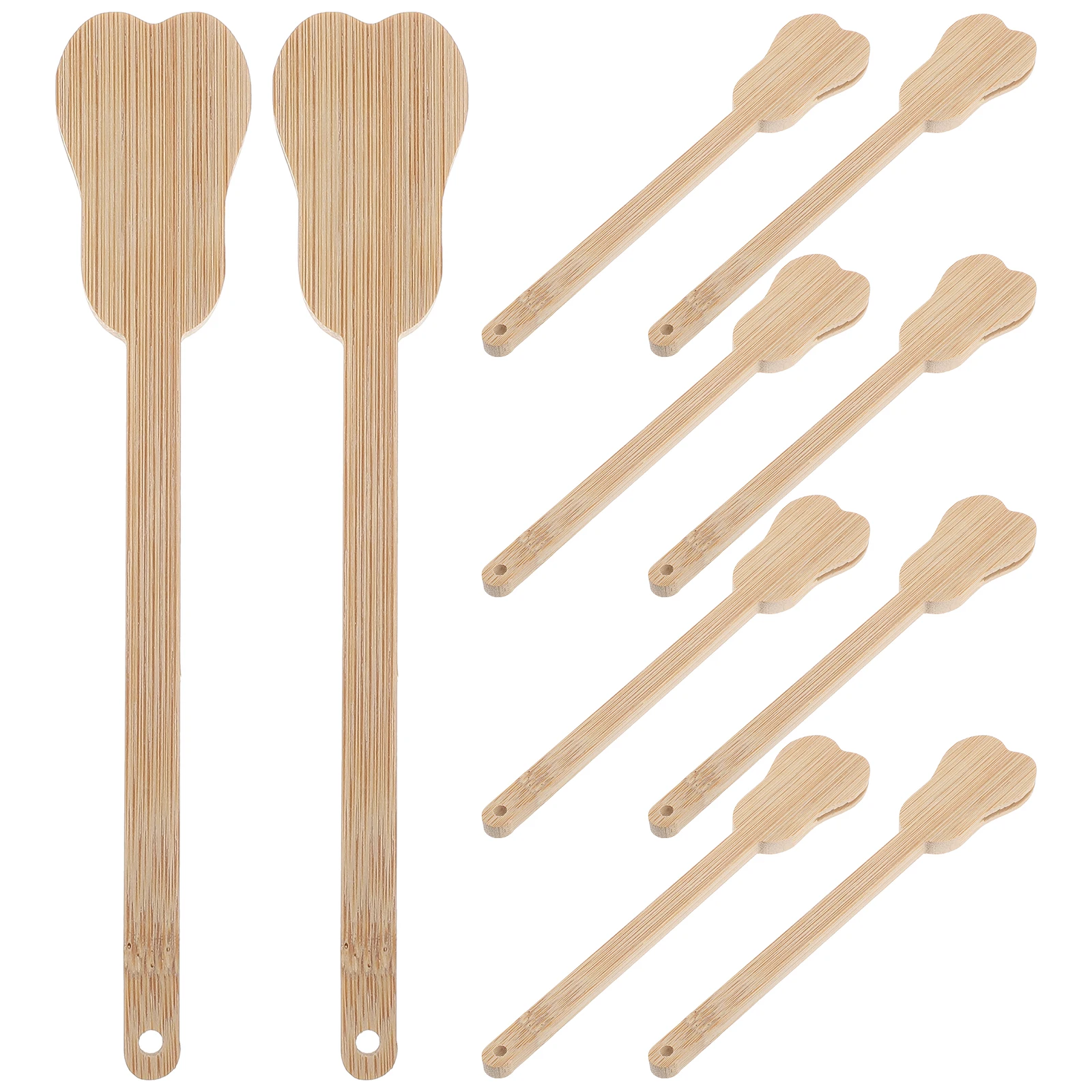 

10Pcs Bamboo Fan Sticks DIY Handheld Fan Frame Wedding Round Handle Craft Supplies for Parties Wedding Fans for Guests