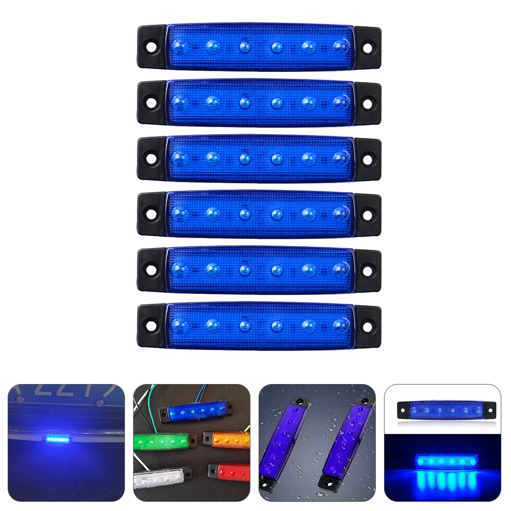 

6pcs Waterproof Lights ABS Waterproof Boat Navigation Lights LED Navigation Stern Interior Accessories Marine Lighting