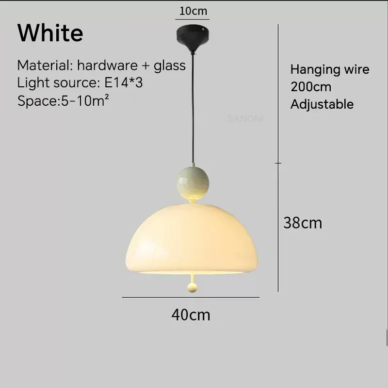 TAONUANSHU Mittelalter liche französische Pendel leuchte Wohnzimmer Esszimmer Kronleuchter Creme Glas Schlafzimmer Bar Hängelampe Leuchten 7