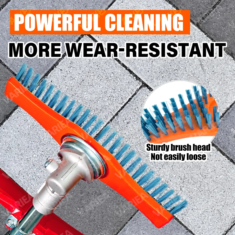 VARIEA - 12-inch Nylon Cleaning Brush, Lawn Mower Replacement Head, Does Not Damage the Floor, Durable and Wear-Resistant