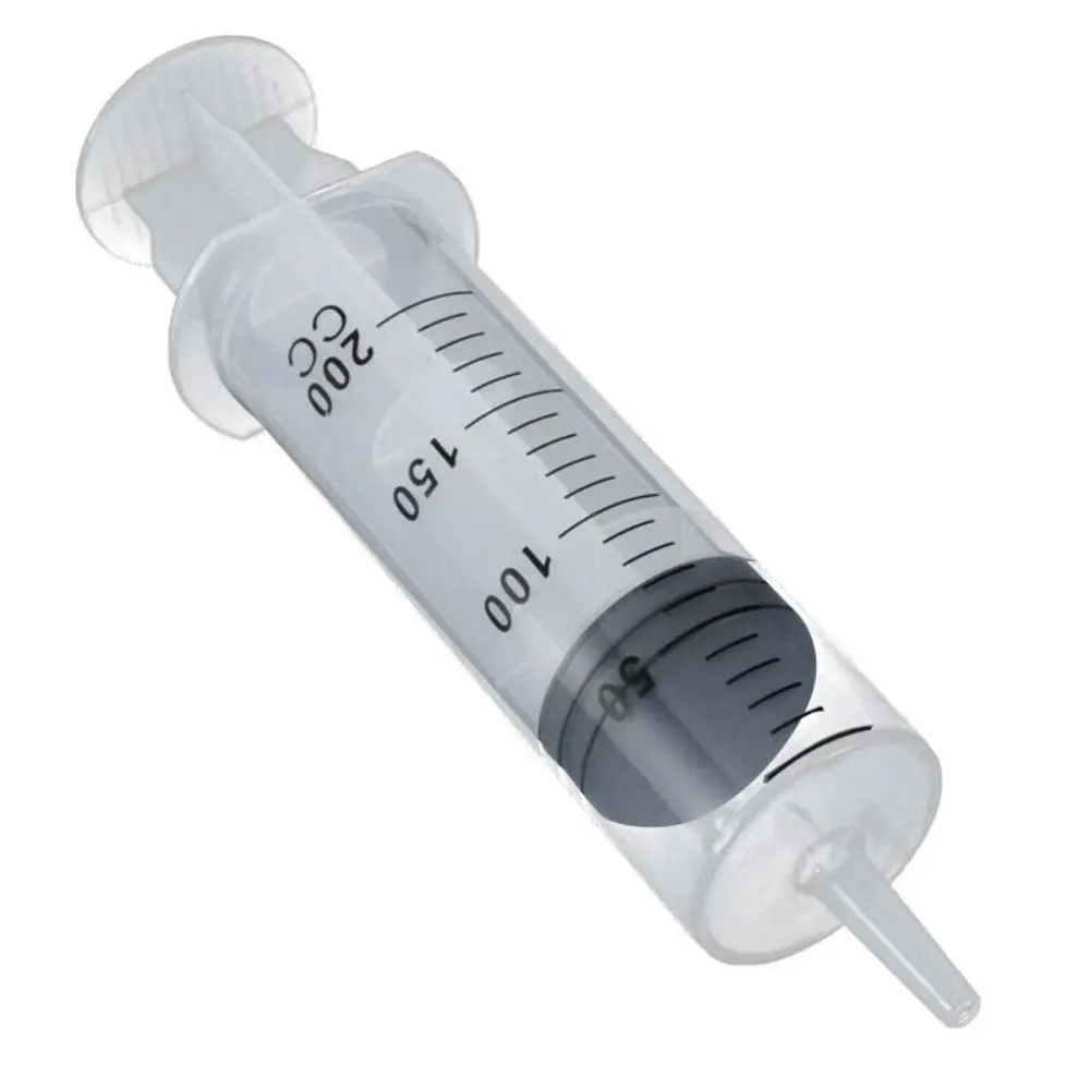 150ml-500ml Large Capacity Syringe Syringes Reusable Pump Measuring 1.3m Tube Feeding Ink Big Syringe Hydroponics Nutrient