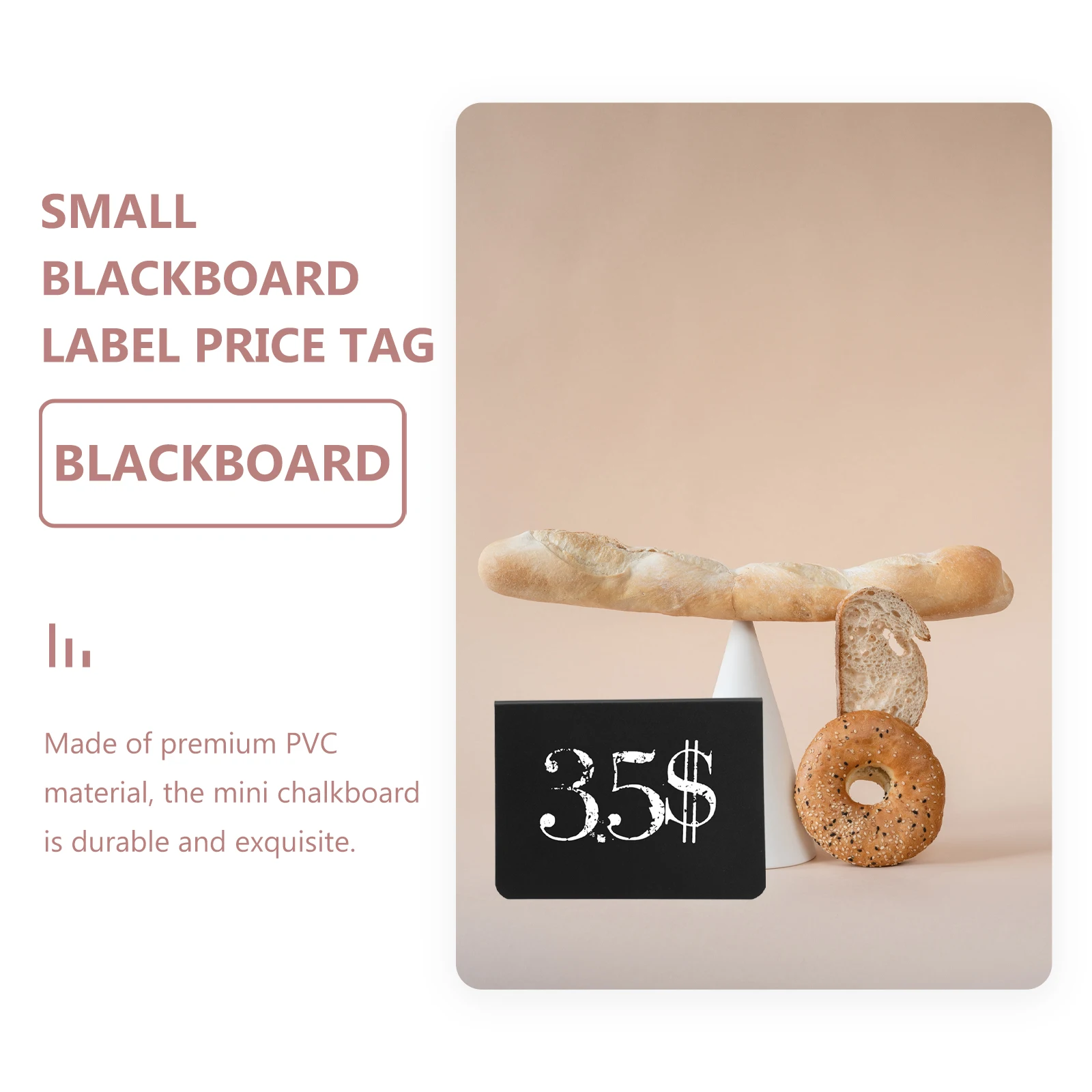 

6Pcs Message Sign Mini Blackboard for Tabletop Use Easy to Small Chalkboard for Kitchen Office Decor