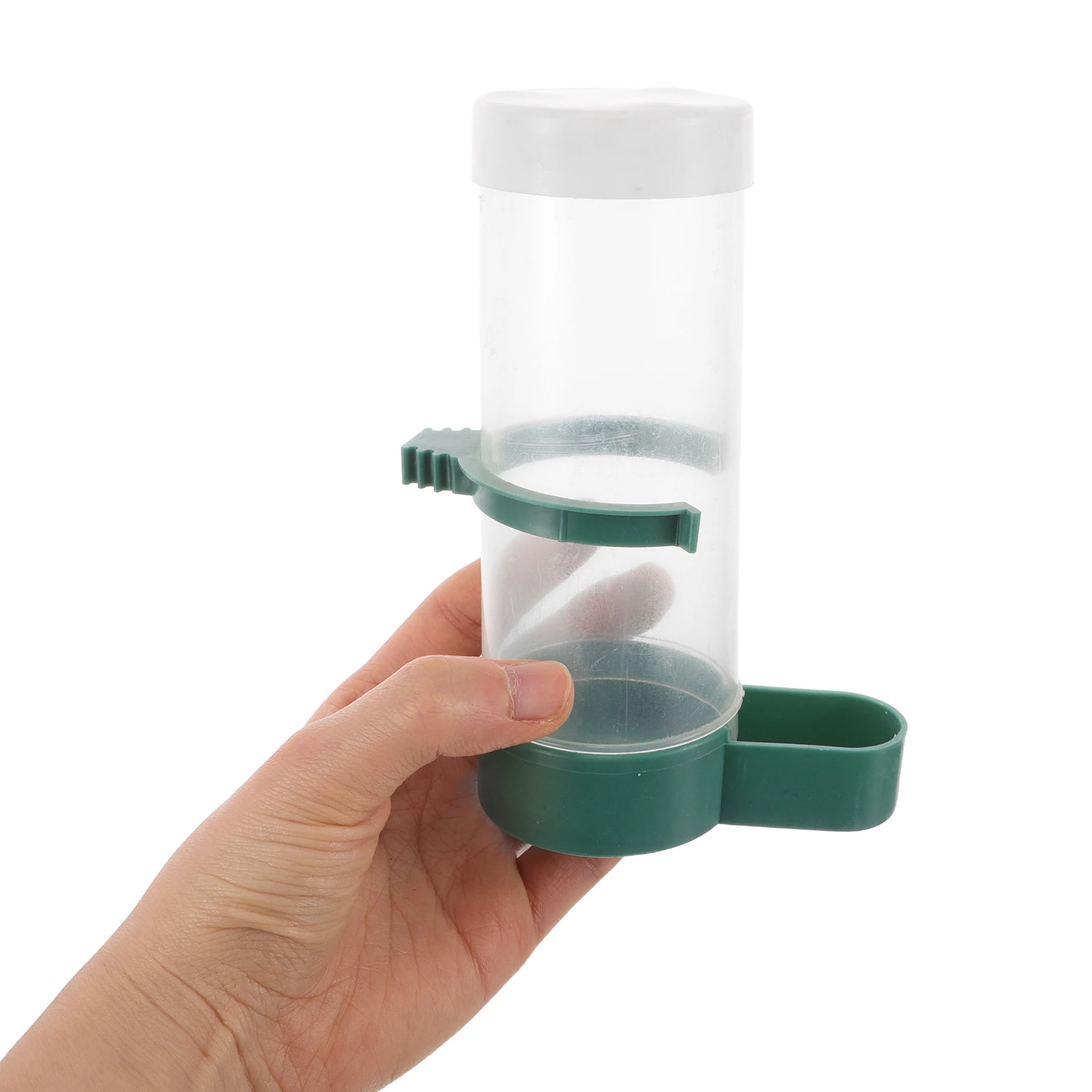 

20 Pcs Bird Feeder Automatic Food Dispenser Cage Parrot Waterer Suitable Parakeet Pigeon Design Prevents Overfeeding