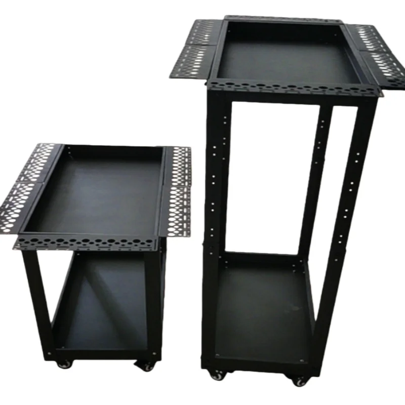 عربة أدوات تخزين إصلاح دنت السيارة قابلة للتعديل في الارتفاع المجهزة بخطافات تتميز بطبقتين من الحركة وعجلات القفل