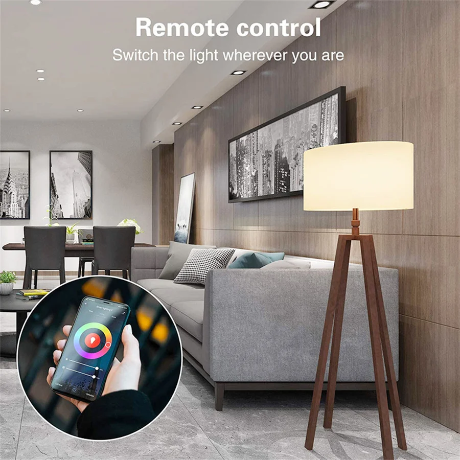 Imagem -05 - Cozylife-lâmpada Led Inteligente Regulável Lâmpada Multicolor Wi-fi Alice Siri Alexa Google Smartthings Alice Homeassist E27