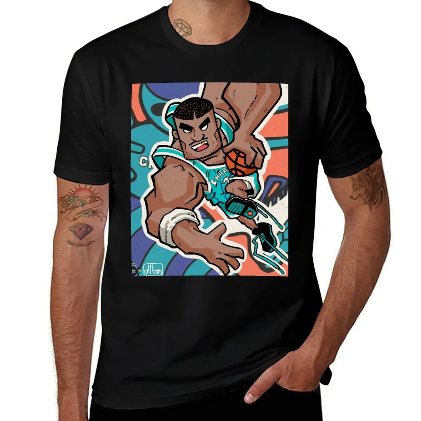 Larry Johnson T-Shirt shirts graphic customs T-shirt men