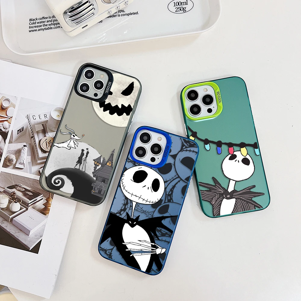 The Nightmare before Christmas custodia per telefono per OPPO A15 A17 A31 A37 A38 A55 A57 A58 A74 A76 A78 A94 A98 4G 5G TPU Cover rigida per PC