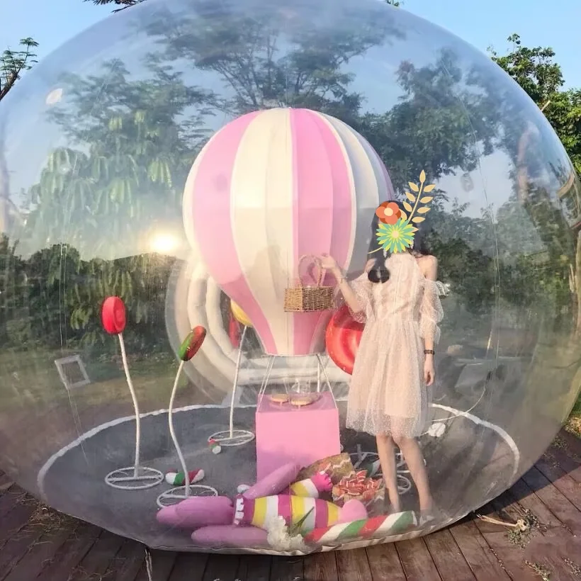 Hot Sale Inflatable Garden Bubble Dome Tent 3M/4M/5M Bubble Hotel For Outdoor Transparent Bubble Tent Igloo Tent For Camping