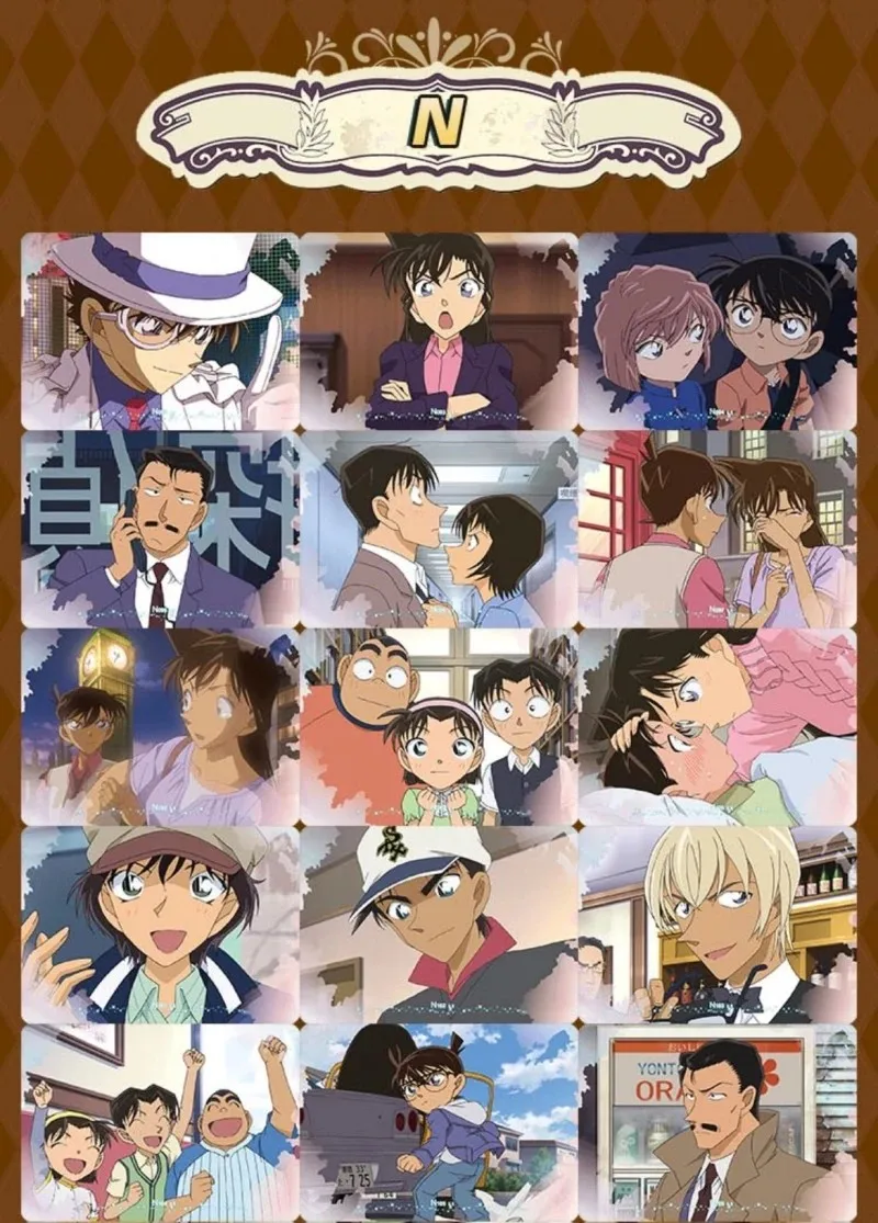 KAYOU Echte Detektiv Conan Karte Name Denken Reveal Paket Halloween Thema Kuroba Kaito Anime Sammlung Karten Spielzeug Geschenke – Detail 37