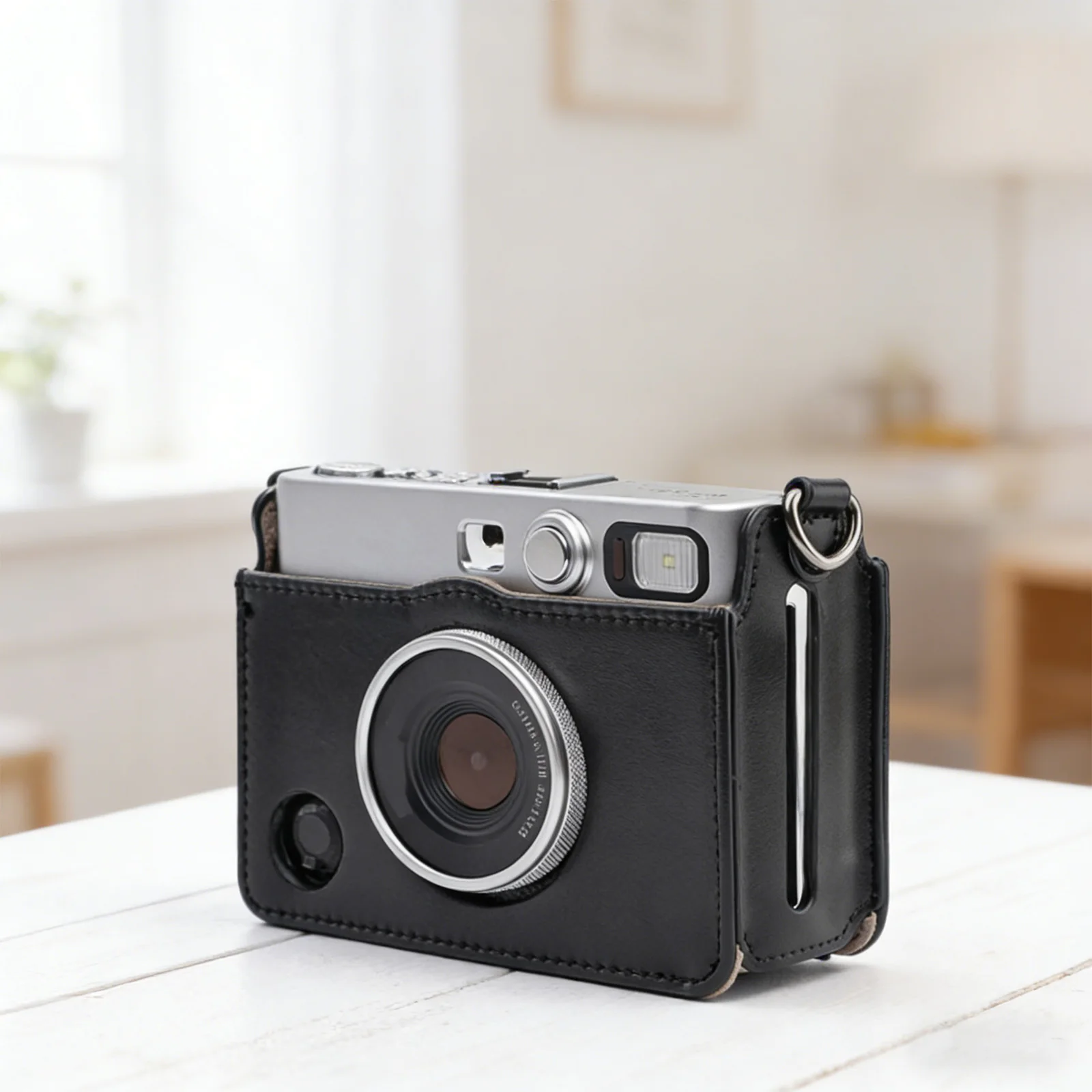 For Fujifilm Mini EVO PU Cameras Case Anti-Scratch Stylish Camera Carry Bag Waterproof Retro Protection Cover Camera Accessories