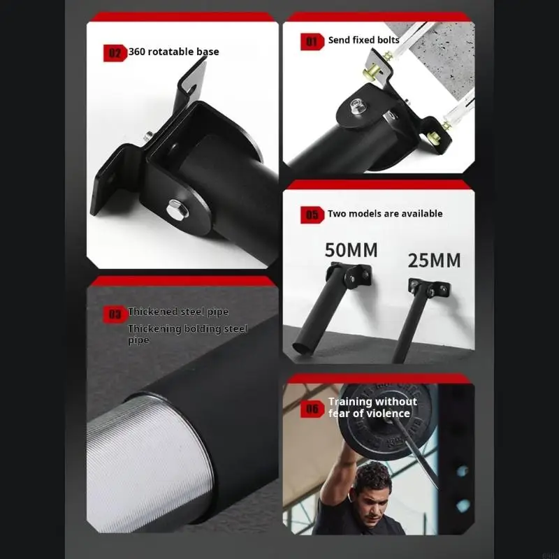 Wandmontagepfosten Landmine-Befestigung 360 Grad drehbare Landmine-Basis Fitness-Rack-Zubehör für Heim-Fitness-Workouts 69HD – Detail 10