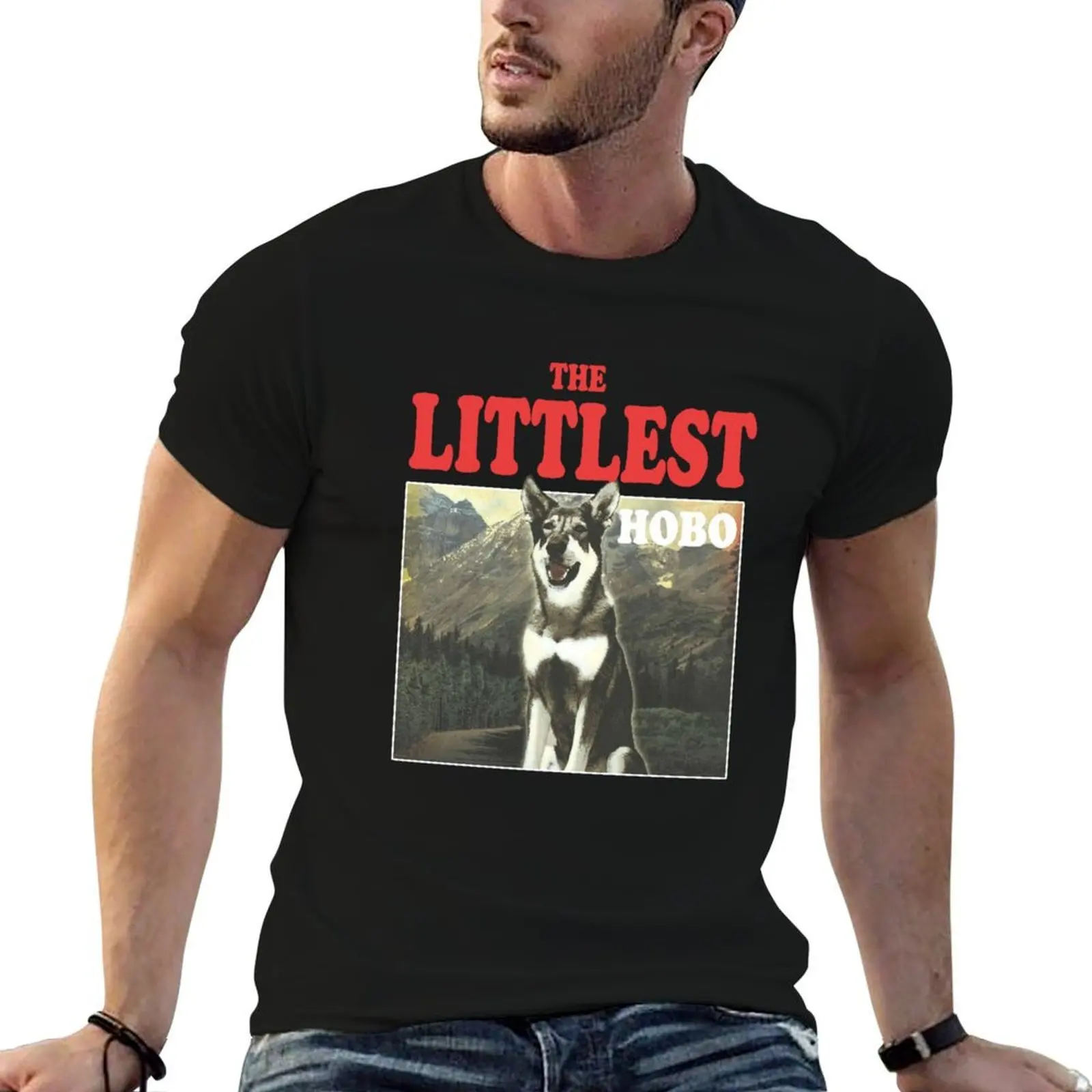 The Dog Hobo Show Retro Shiloh Shepherd T-Shirt customs vintage graphic tee plain t shirts men