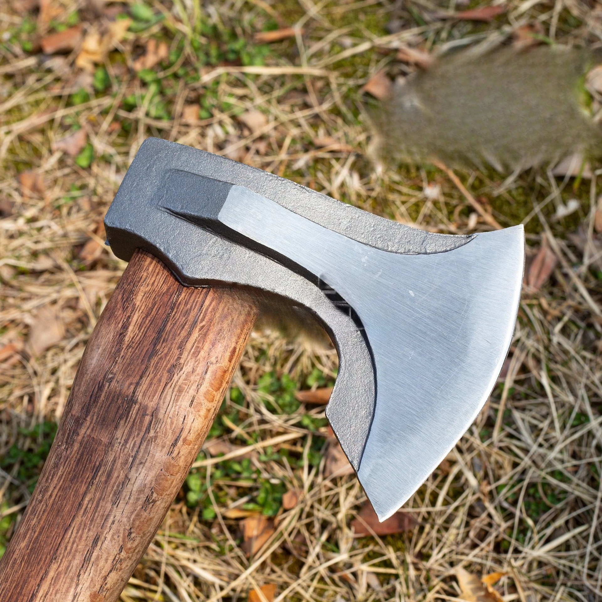 Forged Multi-functional Firewood Axe Portable Outdoor Camping Mountain Clearing Wood Chopping and Household Axe Hand Tools