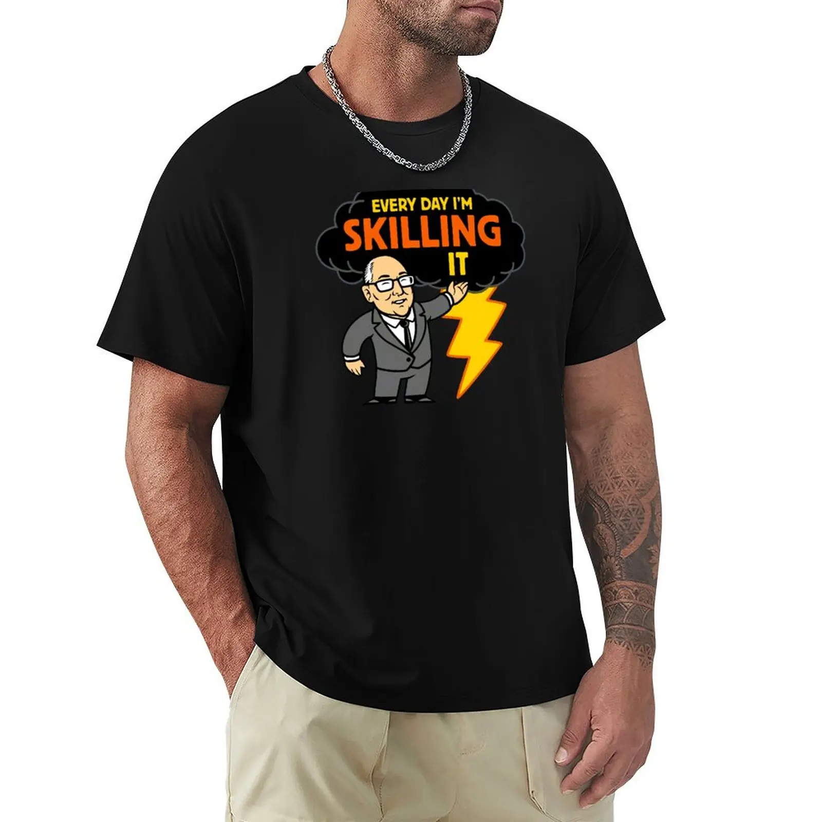 Every day i'm skilling it T-Shirt Street Art Print Tee Shirt