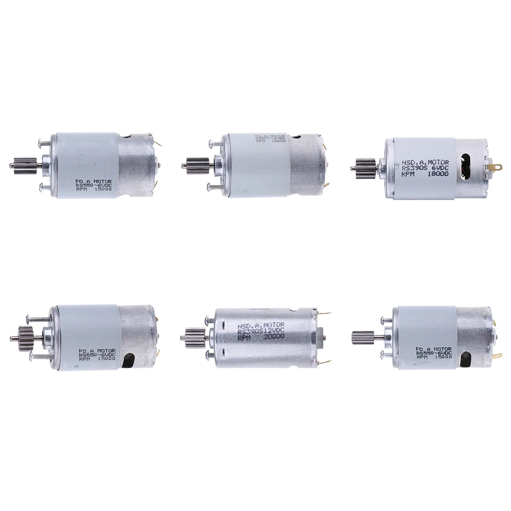 Gear Reducer Motor High Speed Metal Micro Gear Motor for Children Electric Car 12V Parts