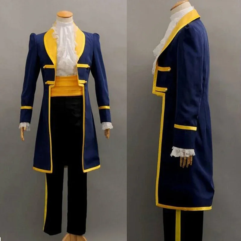 

2025 New Kids Beauty And The Cosplay Costume Adult Halloween party Men Boys Fancy Dress Movie Prince beast costu ★☆★